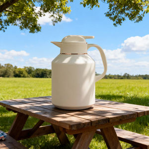 यताई बड़ी क्षमता 2 एल डबल दीवार कॉफी पॉट के साथ कस्टम लोगो यात्रा फ्लैस्क स्टेनलेस स्टील टी पॉट - Product Image 4