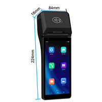 Nuevo Terminal POS Móvil Resistente 2026 con Lector Inteligente/MSR/NFC, TQM, Ranura PSAM, Modelo Z500