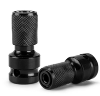 Adaptador de cambio rápido de 1/2 pulgada cuadrado, kit de conversión de portabrocas hexagonal para llave de impacto, llave neumática, herramientas domésticas y piezas de tornillos