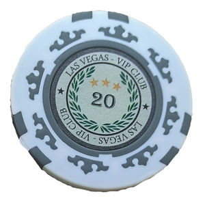 Jetons de poker en céramique personnalisés, impression CMYK, jetons ronds en céramique, utilisant des moules existants - Product Image 6