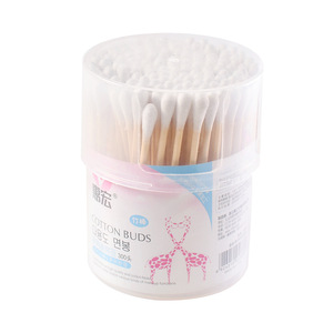 Sinwuas Coton-tiges en coton 500 pièces, double extrémité, en bois, polyvalents pour bébé et usage général - Product Image 5