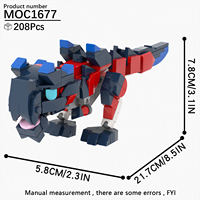 Kits de briques MOC pour la créativité artistique, briques Glavenus DIY, jouets de construction pour enfants MOC1677