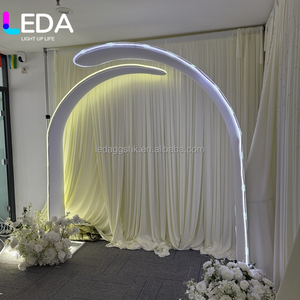 Nuevo Diseño LEDA: Soporte de Fondo LED, Arco de Metal para Pasarela, Túnel para Escenario, Decoración para Bodas - Product Image 6
