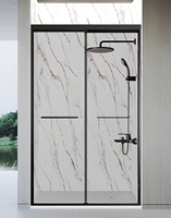 Panel Dinding Kamar Mandi Batu Buatan Bermotif Gaya Amerika Modern, Tahan Air, Wainscoting, Resin Akrilik, Garansi 5 Tahun