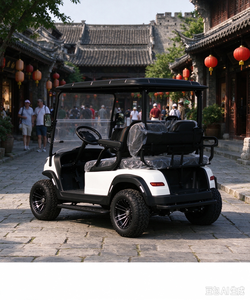 Voiturette de golf électrique GRENTEK 4 places avec batterie au lithium, idéale pour la plage, les sentiers côtiers et les excursions touristiques - Product Image 1