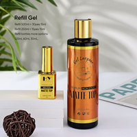 Hanyi Premium Vernis à ongles en gel sans HEMA, poudre chromée non collante, finition mate, lampe LED UV, emballage de luxe pour l'art des ongles