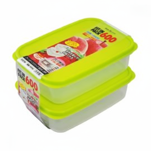 Confezione da 2 centesimi 600 contenitore per alimenti verde - Product Image 1