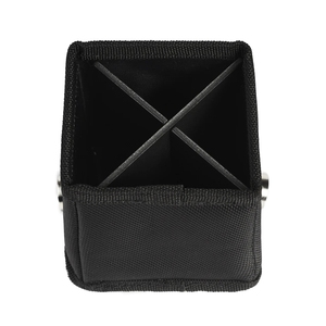 Nuovo Design: Borsa Organizer per Pennelli da Trucco e Cosmetici in PVC Trasparente Autoportante con Divisori e Coperchio Trasparente - Product Image 6