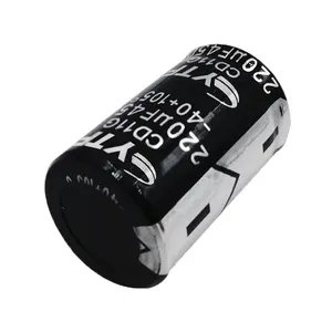 YTFยี่ห้อแรงดันไฟฟ้า220UF 450V 25*40มม.ในElectrolytic Capacitor