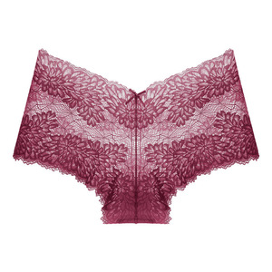 Culottes sexy transparentes en dentelle pour femmes, taille basse, découpées en V, en maille, lingerie érotique en gros - Product Image 6