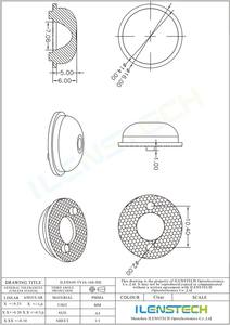 เส้นผ่าศูนย์กลาง16มิลลิเมตรแสงไฟ Led TV เลนส์160องศา Pmma วัสดุเลนส์ - Product Image 4