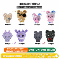 Peluche personnalisée avec logo, ours, lapin, chien vêtu, poupée douce, animal en peluche, porte-clés, vente en gros, OEM, ODM, fabricant