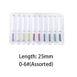 Broches nerveuses 025-06 en acier inoxydable, instruments dentaires pour le traitement endodontique - Product Image 5