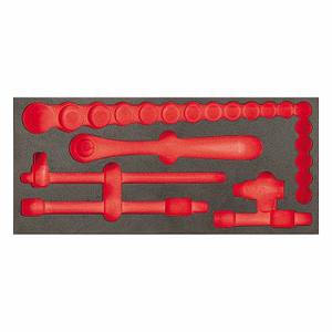 519 M 613CEAAV <b>Tool</b> <b>Storage</b> Set Red Plastic Organizer Kit For Workshop Use - Product Image 1