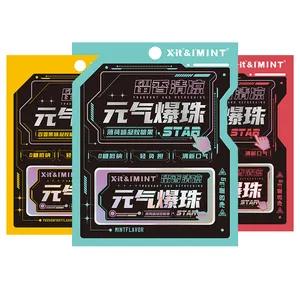 IMINT fruit mint candy fresh breath gel di menta dolci sour and sweet exotic popping liquid candy social whitening chew gummies