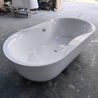 Baignoire autoportante en acrylique de grande taille, deux ensembles, 2 personnes, massage à air et baignoires à remous, BESMA B-7133, garantie de 3 ans