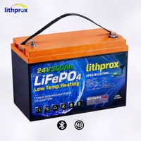 Batterie à décharge profonde robuste 24V 300AH Grade A LiFePO4 pour voiturette de golf avec Bluetooth, borne M8, 6000 cycles, CE RoHS IP67, OEM ODM