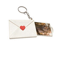 Porte-clés personnalisé avec photo, porte-clés en forme de cœur, pendentif souvenir personnalisé, cadeau de la Saint-Valentin pour couple