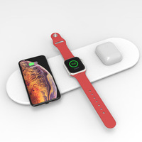 Originele 30W Snelle 15W 3 In 1 Mobiele Telefoon Draadloze Opladers Voor Apple Iphone Iwatch Airpods Laadstation
