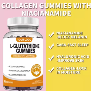 Ausreson กลูตาไธโอนกัมมี่คอลลาเจนอาหารเสริมสกินแคร์กลูตาไธโอนขนาดใหญ่สำหรับผิวขาว - Product Image 5