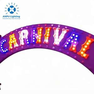 <span class=keywords><strong>ป้าย</strong></span>โค้งประดับไฟสำหรับงานรื่นเริงเกรดเชิงพาณิชย์ของ Anpu สำหรับตกแต่งสวนสนุก - Product Image 4