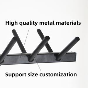 חנות מותאם אישית סלון אדם מסלון שיער פאה הרחבות אחסון מתלה חזית הצמה חזית הצמה שיער גלם צרור מתכת עמדה - Product Image 2