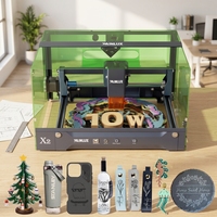 Machine de gravure laser abordable 10W WAINLUX X2 pour petites entreprises, gravure sur bijoux, bois, acrylique