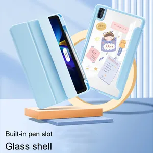 Funda protectora de TPU con certificación ROHS para Huawei <span class=keywords><strong>Pro</strong></span> <span class=keywords><strong>MatePad</strong></span>, Funda de cuero magnética anticurva para tableta de 10,4 pulgadas con ranura para bolígrafo - Product Image 2