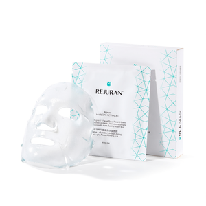 Masque en feuille double Rejuran Perfect V Tighter PDRN Purecolla pour le visage et la ligne du menton, liftant, raffermissant, anti-âge, soin coréen, 4 unités - Product Image 2