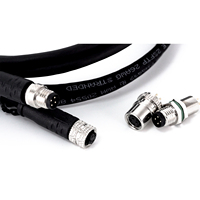 Connecteur M5 M8 M12 M16 7/8" M23 IP68 étanche en laiton, à montage sur panneau PCB, mâle/femelle, 3-12 broches, 10A, pour applications automobiles et PC