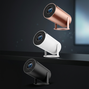 Smart <b>Projector</b> with Integrated Stand and 180 Rotation 720p Native 4K Decoding <b>WiFi</b> 6 Ceiling Mount Beamer for Home Use - Product Image 3