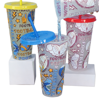 Gobelet magique réutilisable à changement de couleur à froid en plastique écologique pour cadeaux promotionnels