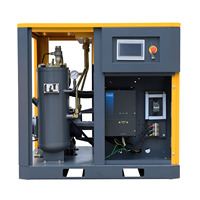 Compresseur d'air rotatif à vis stationnaire industriel Airking 22KW 30HP à onduleur 380V 10 bars, lubrifié et refroidi par air