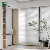 Stores intelligents personnalisés de nouveau Style avec Tuya Wifi Zigbee Google Voice, Alexa Smart Electric Shangri-la Roller Sheer Stores Rideau