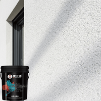 Peinture murale de haute qualité à texture granitique eau-sable, revêtement multi-couleurs effet pierre, finition décorative pour extérieur de bâtiment
