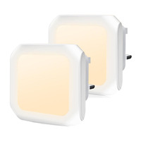 Lampe de nuit à capteur avec prise standard britannique, lampe de couloir à intensité variable, ampoule à capteur de lit