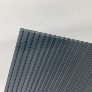 Màu Xanh Lá Cây Hollow <span class=keywords><strong>Pc</strong></span> Tấm Lợp Màu Đôi Tường Polycarbonate Tấm - Product Image 4