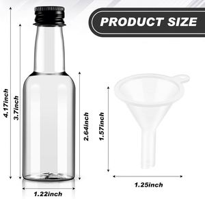 Botella de Plástico PET Vacía de 50ml, 125ml, 330ml para Vino, Cerveza, Té, Refresco, con Tapa de Aluminio/CRC/Plástico y Serigrafía - Product Image 2