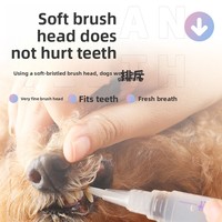 Kit de Soin Dentaire pour Animaux : Stylo Blanchissant pour Dents, Élimine le Tartre, Haleine Fraîche pour Chiens et Chats