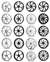 Jantes en aluminium forgé GPW 16-32 pouces pour Harley Davidson Bagger, moyeux de roue de moto CNC 6061-T6 personnalisés