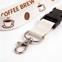 CH Wholesale Sublimation Printing Polyester Lanyards With Logo Custom Certification Keychain OEM ODM ECO Promotion Event Gifts