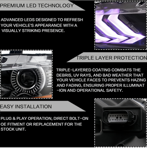 ชุดไฟหน้า LED 12V 6000K ใหม่สำหรับมัสแตง 2018-2022 พร้อม DRL แบบเสียบใช้งานได้ทันที สำหรับเปลี่ยนไฟหน้า - Product Image 6