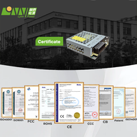 Alimentation à découpage industrielle LYNN GLE-35S-12V 35W 3A à boîtier métallique, sortie unique 90-264Vac, refroidissement naturel, efficacité 80%