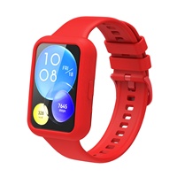 Coque en silicone pour Huawei Watch Fit 2 Fit2, coque de protection, cadre pare-chocs