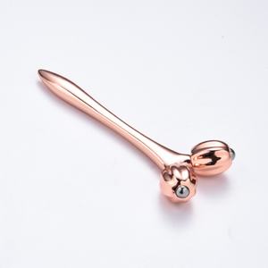 Instrumento de Masaje Adelgazante de Metal Color Oro Rosa de Lujo, Forma Libre, Venta al Por Mayor - Product Image 2