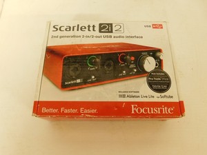 PLC ^^ <strong>FOCUSRITE</strong> <strong>SCARLETT</strong> <strong>2I2</strong> 2ND GENERATION 2-IN/2-OUT USB AUDIO INTERFACE (LAT26) Warranty Product - Product Image 1