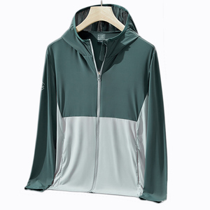 Summer <strong>Sun</strong> Protection Clothing Women Men Anti Ultraviolet Ice Silk Thin Skin Breathable <strong>Sunscreen</strong> Rash <strong>Guard</strong> Jacket Coat - Product Image 5