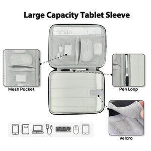 Housse de protection pour tablette 11 pouces pour <span class=keywords><strong>iPad</strong></span> Air 11 M2 M3 <span class=keywords><strong>iPad</strong></span> Air 10.<span class=keywords><strong>9</strong></span> Clavier magique Multi-poches Housse de protection antichoc pour tablette, Noir - Product Image 4