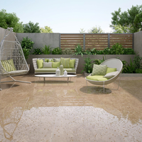 Dalles de porcelaine extérieures en marbre gris 600x600x20mm, antidérapantes, résistantes aux intempéries et aux UV, finition mate, pour terrasse, piscine, pavage