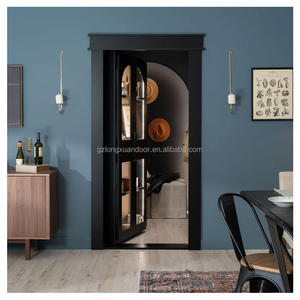 Librería con <span class=keywords><strong>Puerta</strong></span> <span class=keywords><strong>Secreta</strong></span> Resistente, Construcción de Madera Maciza, Diseño Moderno, Tamaño Personalizable para Dormitorio, Decoración de Interiores de Villa - Product Image 6